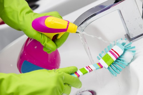 Deep cleaning process for a modern sofa in a Walthamstow home